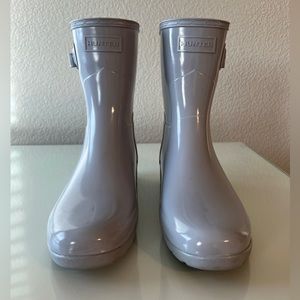 Hunter rain boots grey women’s 6